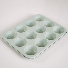 Placa Isa 12 cupcakes menta - Isabel Vermal