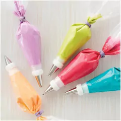Mangas descartables 30 cm set x 100 unidades