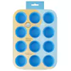 Molde para hornear mini cupcakes 12 cavidades