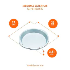 Molde redondo para torta 23 cm en internet