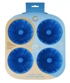 Molde de silicona mini budines flanera 4 cavidades en internet