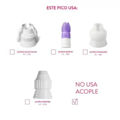 Pico tejido canasta N° 45 - Isabel Vermal