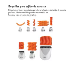 Pico tejido canasta N° 45 - tienda online