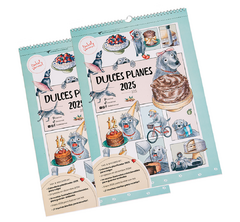 Calendario / Planner 2025 Dulces Planes x2