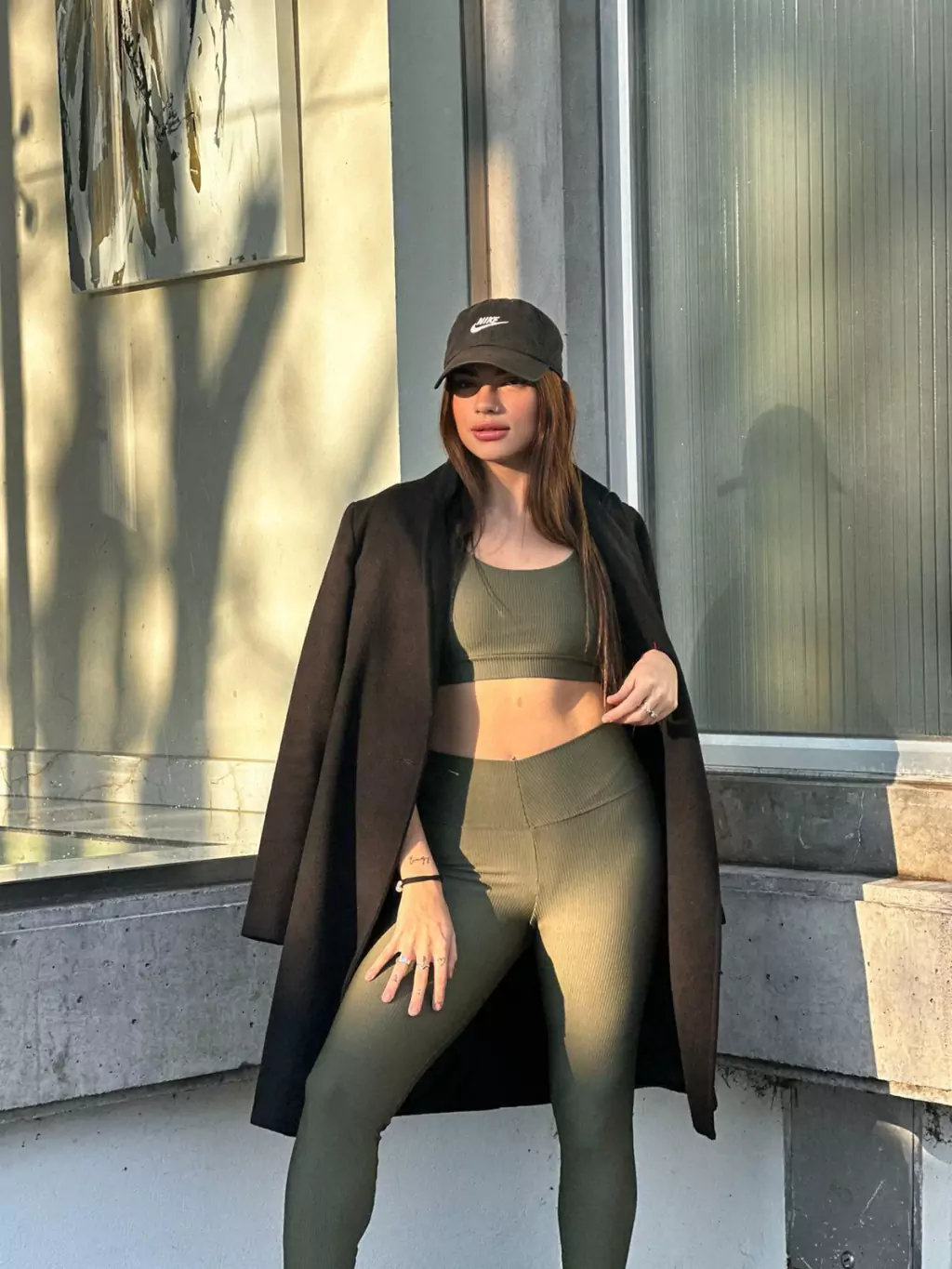 Leggins AURA (verde militar)