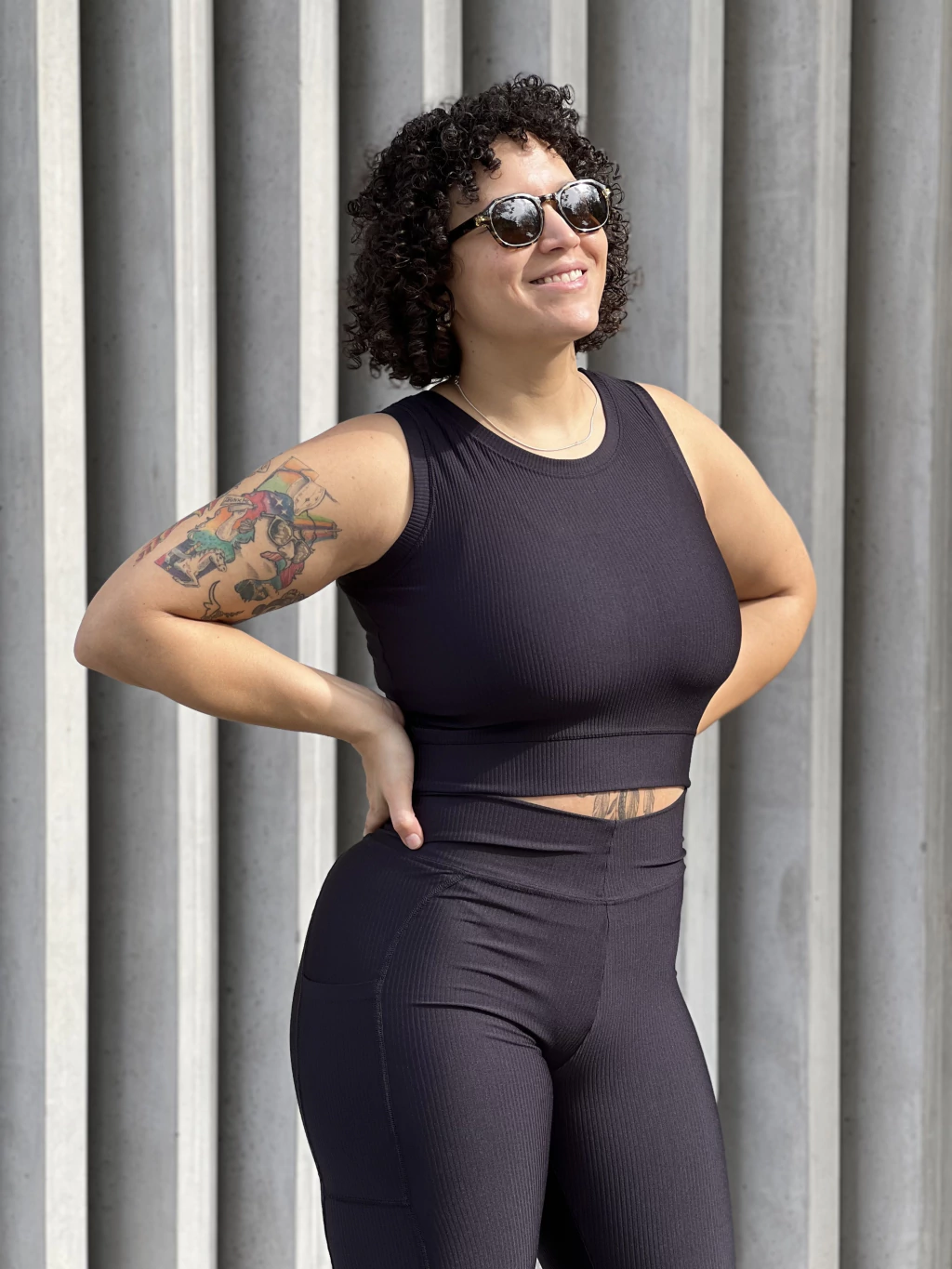 Top muscu Cintia (negro)