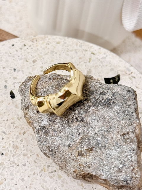 Anillo Bone GOLD - regulable