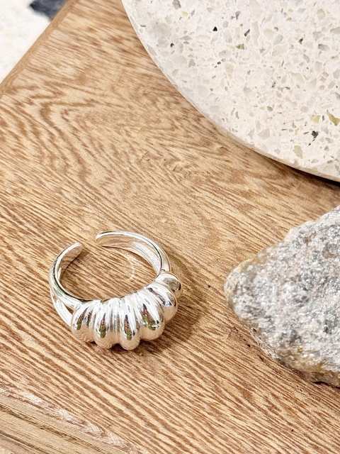 Anillo Larvy SILVER - regulable