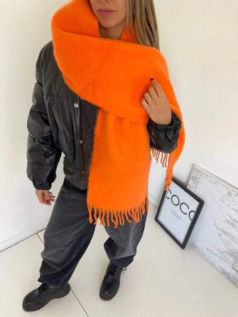 • Bufandon XL naranja •