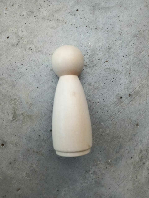 Boneco de Madeira de 90mm