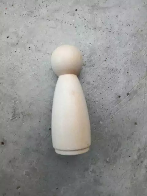 Boneco de Madeira de 90mm