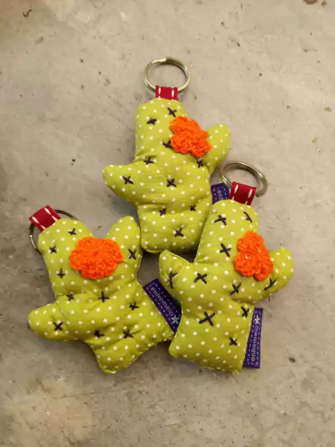 Cactus Keyring