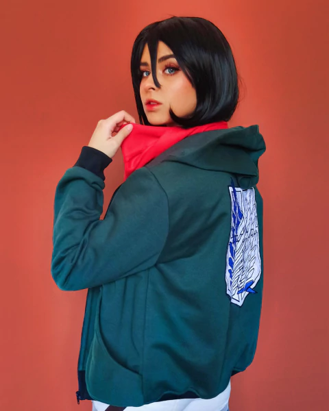 Moletom Canguru Attack On Titan (Verde) - Shingeki No Kyojin - comprar online