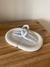 Broche Knot blanco salpicado - comprar online