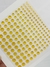 Strass autoadhesivos neon y luminiscentes individuales amarillo - comprar online