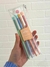 Set de 4 pinceles de ojos pastel