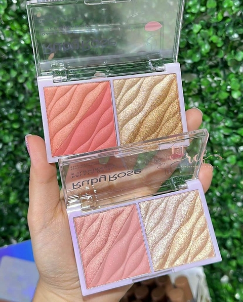 Paleta de rubor e iluminador Ruby Rose