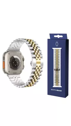 Pulseira Aço inox Lux Para Apple Watch - comprar online