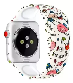Pulseira Silicone Estampada Para Apple Watch - comprar online
