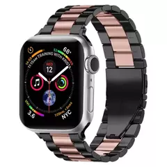 Pulseira Aço inox 3 Bandas Para Apple Watch - comprar online