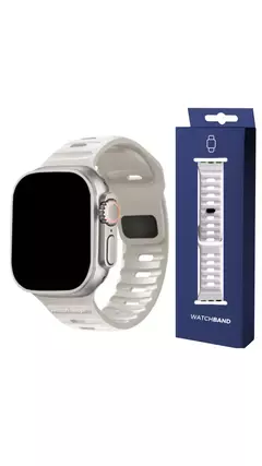 Pulseira Silicone Sport Grip Para Apple Watch