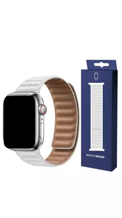 Pulseira Couro Elos Magnética Para Apple Watch na internet