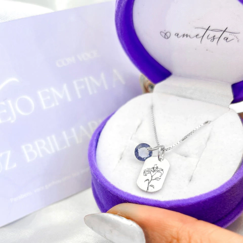 Colar Princess Rapunzel em Prata 925