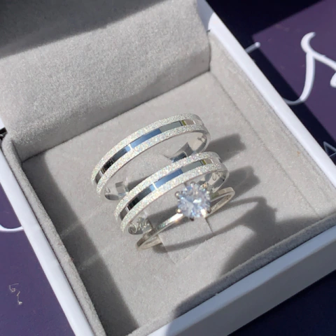 FLASH- ALIANÇAS SALVADOR 3MM EM PRATA-ANEL BRINDE