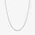 CORRENTE EM PRATA ELO PORTUGUES 40CM- (Feminina)