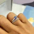 ALIANÇAS CINDERELA 1,5 MM - ANEL SOLITÁRIO AZUL DE BRINDE - Ametista Alianças | Alianças, Anéis e Colares Personalizados