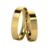 Alianças Classic Quadrada 4 MM em Ouro 18k