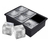 MOLDE HIELO CUADRADO 6 CAVIDADES CON TAPA SCHON