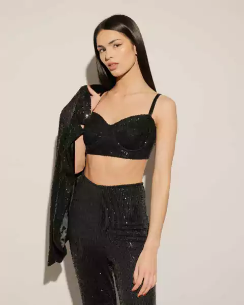 TOP CORSET PAIETTE
