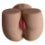 Masturbador Masculino - Bunda com Vagina e Ânus em Cyberskin 3 - Super Realístico - MAIG 7176 - Bem-estar íntimo Vibrosim 