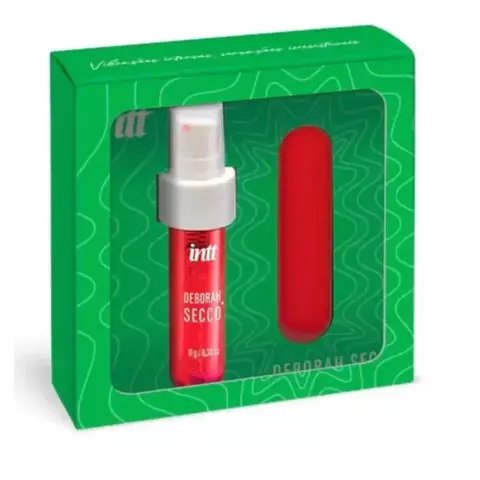 Kit Calda Picante Frutas Vermelhas e Vibrador Bullet - Deborah Secco by Intt IN075 - comprar online
