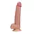 Lucky Pênis Super Realístico com Dupla Camada 24x4,3cm Sexy Import 7663 - comprar online