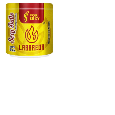 BOLINHA SEXY BALL LABAREDA BEIJÁVEIS COM 3 UNIDADES FORSEXY 400075