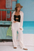Pantalón Java SEDITA Off White - comprar online