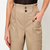 Calça Clochard PU Bege Miss Joy 7688 Feminino
