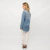 Camisa Jeans Manga Longa Delave Miss Joy 3136 Feminino