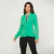 Blazer Alfaiataria Malha Power Verde Bottega Feminino Miss Joy 7244