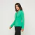 Blazer Alfaiataria Malha Power Verde Bottega Feminino Miss Joy 7244