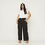 Calça Cargo com Bolso Utilitário Preto Miss Joy 7807 Feminino