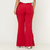 Calça Alfaiataria Vermelha Fenda Lateral Miss Joy 7652 Feminino