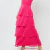 Vestido Festa Chiffon Pink Babados Miss Joy 7347