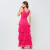 Vestido Festa Chiffon Pink Babados Miss Joy 7347
