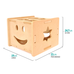 Encastre Didáctico Cubo Sonrisa en internet