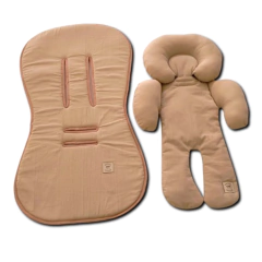 Set Funda Cochecito + Reductor Huevito Bebe Liso - OR deco