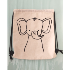 Mochila de tela Elefante