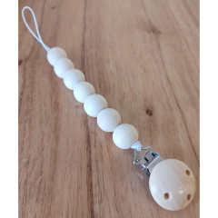 Portachupete de madera natural (broche madera) - comprar online